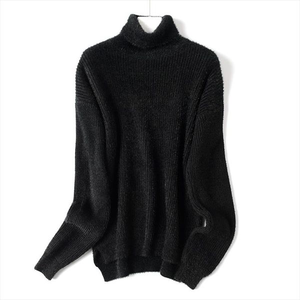 gigogou oversized womens sweater korean style long sleeve knitted sweaters winter turtleneck pullovers high low hem pull femme, White;black
gigogou oversized womens sweater korean style long sleeve knitted sweaters winter turtleneck pullovers high low hem pull femme, White;black