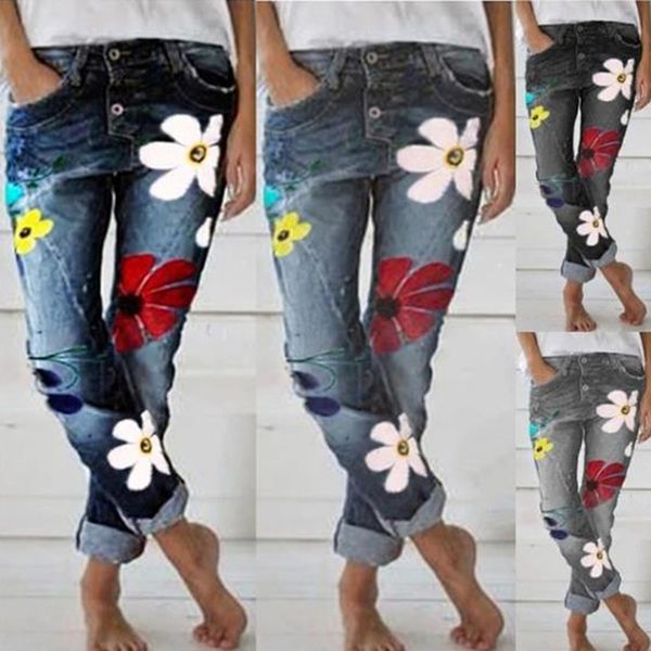 2020 autumn trendy women denim pant floral printed jeans trouser femme high waist pocket pant fit straight leg jogger pant jeans 1017, Blue
2020 autumn trendy women denim pant floral printed jeans trouser femme high waist pocket pant fit straight leg jogger pant jeans 1017, Blue