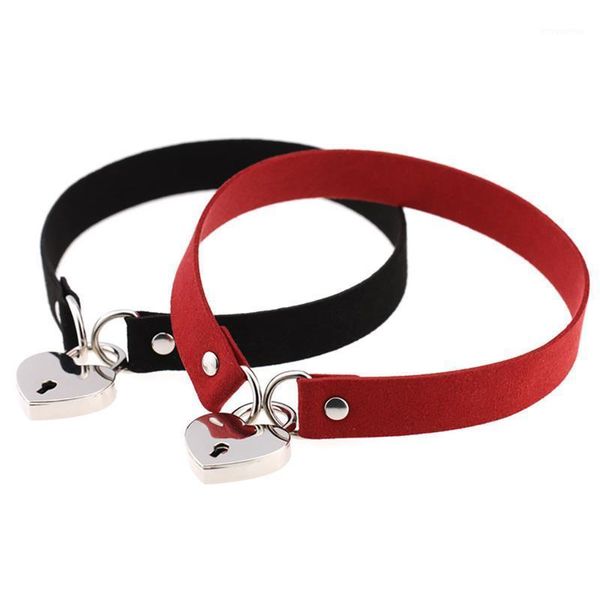 punk choker metal lock heart choker collar women black gothic heart lock design charm necklace clavicle necklace goth jewelry1, Golden;silver
punk choker metal lock heart choker collar women black gothic heart lock design charm necklace clavicle necklace goth jewelry1, Golden;silver