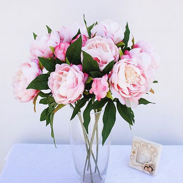 decorative flowers & wreaths 3 heads/1 bundle peony bouquet vase flower arrangement home decor wedding decoration artificial for scrapbookin
decorative flowers & wreaths 3 heads/1 bundle peony bouquet vase flower arrangement home decor wedding decoration artificial for scrapbookin