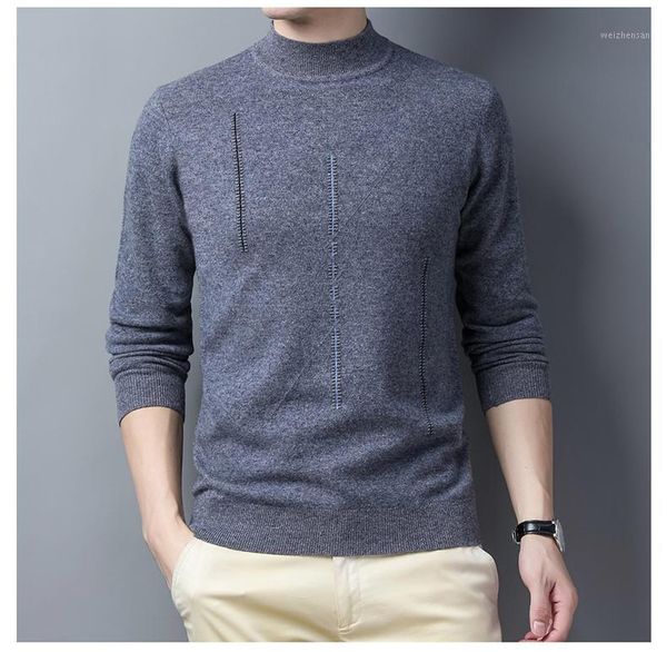 round-necked sweater men thickened 100% pure sweaters in young men knitted sweaters autumn and winter tide1, White;black
round-necked sweater men thickened 100% pure sweaters in young men knitted sweaters autumn and winter tide1, White;black