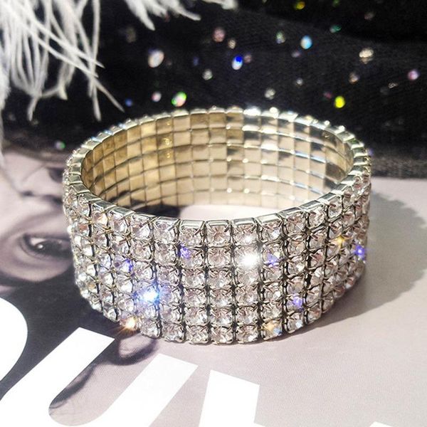 trendy fashion multiple full crystal bracelets for women girls temperament simple elasticity bangles party wedding bridal gift, Black
trendy fashion multiple full crystal bracelets for women girls temperament simple elasticity bangles party wedding bridal gift, Black