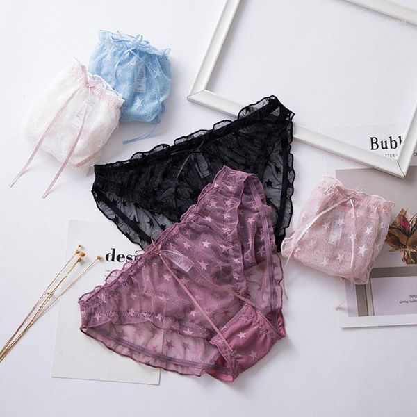 japanese women sheer mesh panties cute star pattern low rise briefs underwear kawaii ribbon bow ruffles lingerie1, Black;pink
japanese women sheer mesh panties cute star pattern low rise briefs underwear kawaii ribbon bow ruffles lingerie1, Black;pink