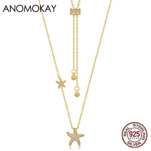 chains european & american trendy ocean series gold color starfish nekclace real sterling 925 silver adjustable chain link necklaces
chains european & american trendy ocean series gold color starfish nekclace real sterling 925 silver adjustable chain link necklaces