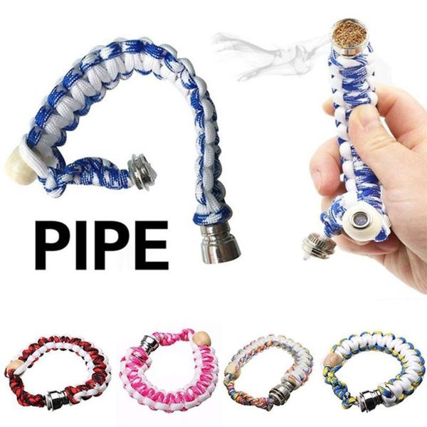 beaded, strands 5 color fashion handmade rope beaded pipe bracelet set metal creative smoking cigarette style portable bracele i8j7, Black
beaded, strands 5 color fashion handmade rope beaded pipe bracelet set metal creative smoking cigarette style portable bracele i8j7, Black