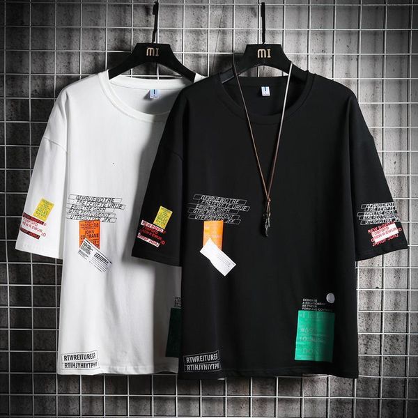 man's t-shirt men oversized cotton hip hop 2021 japanese streetwear harajuku tshirt men's t-shirt print t shirt men, White;black
man's t-shirt men oversized cotton hip hop 2021 japanese streetwear harajuku tshirt men's t-shirt print t shirt men, White;black