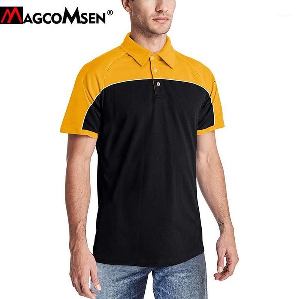 men's polos magcomsen men summer shirts fashion contrast color quick dry work casual short sleeve button up golf shirt 1, White;black
men's polos magcomsen men summer shirts fashion contrast color quick dry work casual short sleeve button up golf shirt 1, White;black