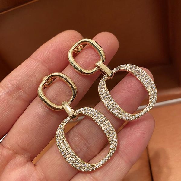 dangle & chandelier gold plated double hollow square cutout big charm pendant drop earrings luxury zircon crystal stone earings women party, Silver
dangle & chandelier gold plated double hollow square cutout big charm pendant drop earrings luxury zircon crystal stone earings women party, Silver