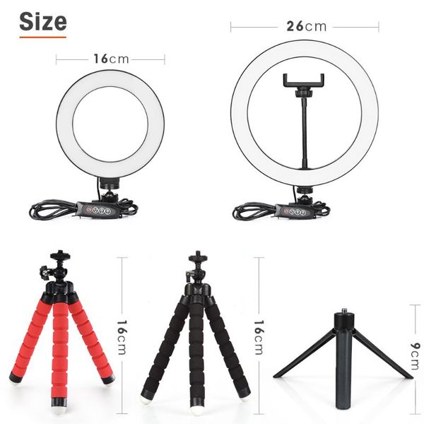 flash heads 16/26cm pography light led selfie ringlight deskdimmable camera phone ring lamp for makeup video live po studio
flash heads 16/26cm pography light led selfie ringlight deskdimmable camera phone ring lamp for makeup video live po studio