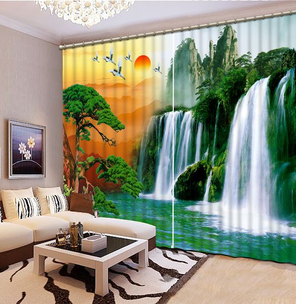 european curtains p painted 3d curtain living room nature scenery waterfall curtains
european curtains p painted 3d curtain living room nature scenery waterfall curtains