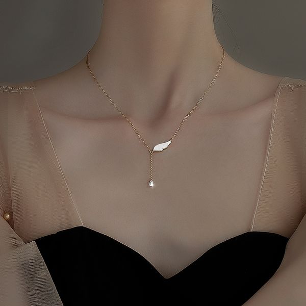 925 sterling silver necklace women's 2020 new minor design sense clavicle chain simple luxury necklink temperament jewelry
925 sterling silver necklace women's 2020 new minor design sense clavicle chain simple luxury necklink temperament jewelry
