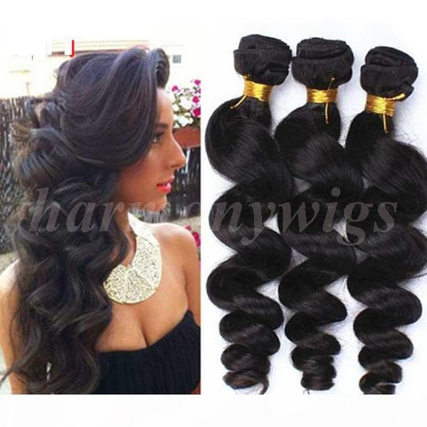brazilian hair bundles virgin human hair weaves loose wave wefts unprocessed peruvian indian malaysian cambodian hair extensions, Black
brazilian hair bundles virgin human hair weaves loose wave wefts unprocessed peruvian indian malaysian cambodian hair extensions, Black