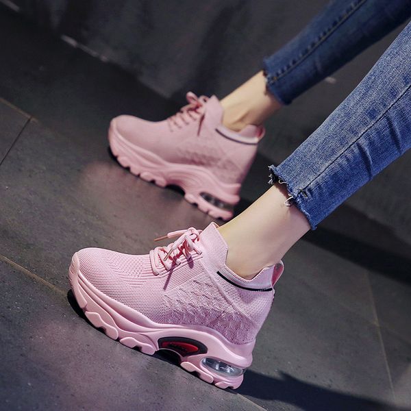 2021 new springtime chunky woman mesh breathable casual loop-up old female father fashion internal enhancement shoes 3cs2, Black;white
2021 new springtime chunky woman mesh breathable casual loop-up old female father fashion internal enhancement shoes 3cs2, Black;white