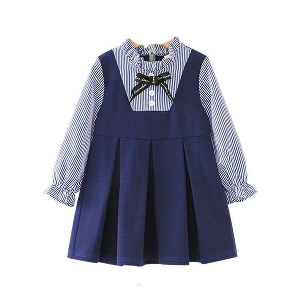 2021 new preppy style autumn striped es children clothing kids pleated girl clothes with bow 2-6y gnqx, Red;yellow
2021 new preppy style autumn striped es children clothing kids pleated girl clothes with bow 2-6y gnqx, Red;yellow