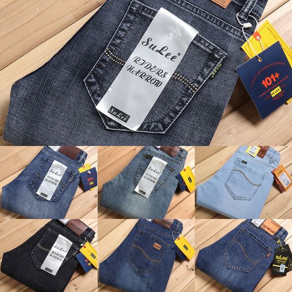 sulee jeans men's straight slim fit youth business casual men's senior straight tube advanced loose fashion brand spring high-end, Blue
sulee jeans men's straight slim fit youth business casual men's senior straight tube advanced loose fashion brand spring high-end, Blue