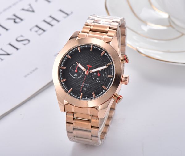 New spot quick selling popular men's leisure steel band day s watch factory direct sales, Slivery;brown
New spot quick selling popular men's leisure steel band day s watch factory direct sales, Slivery;brown