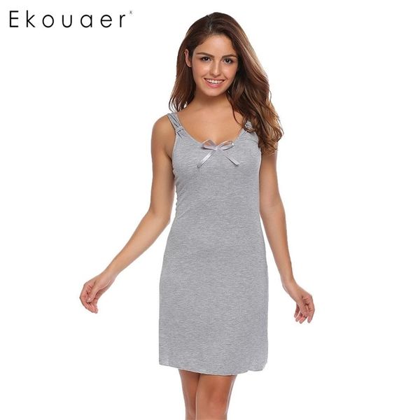 ekouaer fashion slim nightwear women spaghetti strap sleeveless solid nighties sleepwear summer casual bow sleepwear y200425, Black;red
ekouaer fashion slim nightwear women spaghetti strap sleeveless solid nighties sleepwear summer casual bow sleepwear y200425, Black;red
