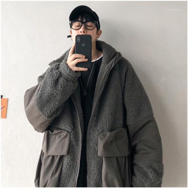 men's down & parkas 2021 winter lamb fur stereo pocket stand collar cotton fashion casual solid color panel khaki / black gray m-xl1
men's down & parkas 2021 winter lamb fur stereo pocket stand collar cotton fashion casual solid color panel khaki / black gray m-xl1