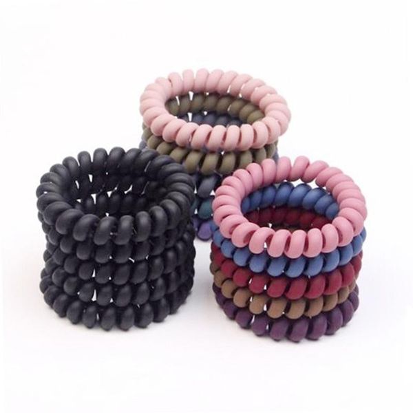 1pc frosted colored telephone wire elastic hair bands plastic gum for girls hair ties no crease ponytail holder hair accessories h wmtcpb, Black;brown
1pc frosted colored telephone wire elastic hair bands plastic gum for girls hair ties no crease ponytail holder hair accessories h wmtcpb, Black;brown