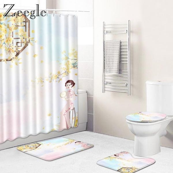 bath mats zeegle 4pcs mat set shower curtain anti-slip toilet pedestal rug foot floor soft cover seat set1
bath mats zeegle 4pcs mat set shower curtain anti-slip toilet pedestal rug foot floor soft cover seat set1