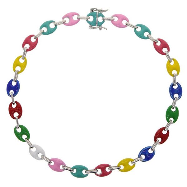 chokers wholesale arrived bohemia colorful beatle shape oval link chain chocker necklace for women fashion engagement jewelry gifts, Golden;silver
chokers wholesale arrived bohemia colorful beatle shape oval link chain chocker necklace for women fashion engagement jewelry gifts, Golden;silver