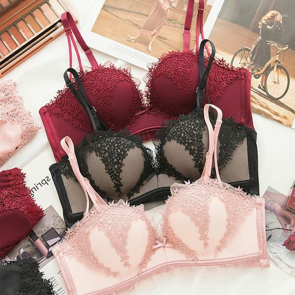 roseheart women fashion red pink lingerie sets padded bras wireless bra sets cotton panties women underwear set a b1, Red;black
roseheart women fashion red pink lingerie sets padded bras wireless bra sets cotton panties women underwear set a b1, Red;black
