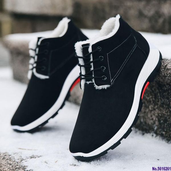 new winter snow boots comfortable warm boots ankle wear-resistant cotton shoes men snow velvet ankle a485, Black
new winter snow boots comfortable warm boots ankle wear-resistant cotton shoes men snow velvet ankle a485, Black