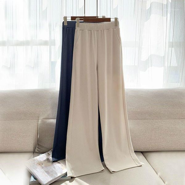 women's pants & capris summer girls knitted beige wide leg female trousers women casual homewear high waist loose plus size cropped swe, Black;white
women's pants & capris summer girls knitted beige wide leg female trousers women casual homewear high waist loose plus size cropped swe, Black;white