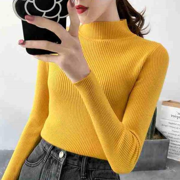 2020 mock neck simple knitting sweater basic shirts autumn winter women casual pullover sweater slim lady tight knitted1, White;black
2020 mock neck simple knitting sweater basic shirts autumn winter women casual pullover sweater slim lady tight knitted1, White;black