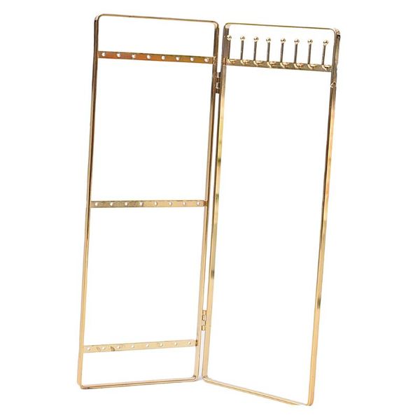 double panel jewelry display rack hanging earrings stand jewelry organizer, Pink;blue
double panel jewelry display rack hanging earrings stand jewelry organizer, Pink;blue