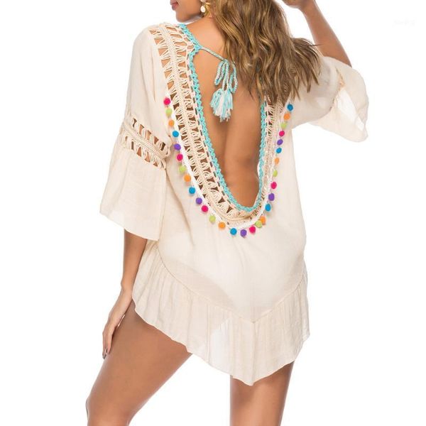 women hollow out beach cover up crochet bikini cover ups tassel cover-ups bathing suit swimwear dress swimsuit vestido1, Black;gray
women hollow out beach cover up crochet bikini cover ups tassel cover-ups bathing suit swimwear dress swimsuit vestido1, Black;gray