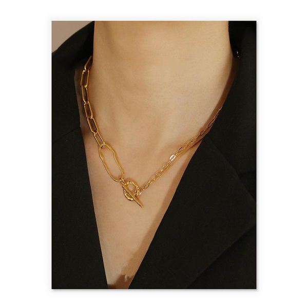 chain toggle clasp gold necklaces mixed linked asymmetry circle necklaces for women choker necklace jewelry, Golden;silver
chain toggle clasp gold necklaces mixed linked asymmetry circle necklaces for women choker necklace jewelry, Golden;silver