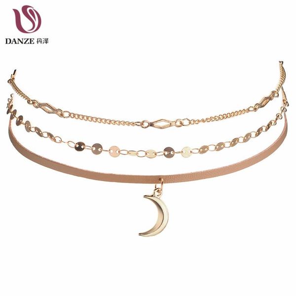 chains danze vintage leather suede thin chain choker women handmade alloy crescent moon necklaces&pendants retro chocker collier femme, Silver
chains danze vintage leather suede thin chain choker women handmade alloy crescent moon necklaces&pendants retro chocker collier femme, Silver