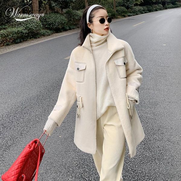 2020 winter women's imitation coat stylish mid-length loose outwear drawstring waist large size thick warm jacket c-1741, Black
2020 winter women's imitation coat stylish mid-length loose outwear drawstring waist large size thick warm jacket c-1741, Black