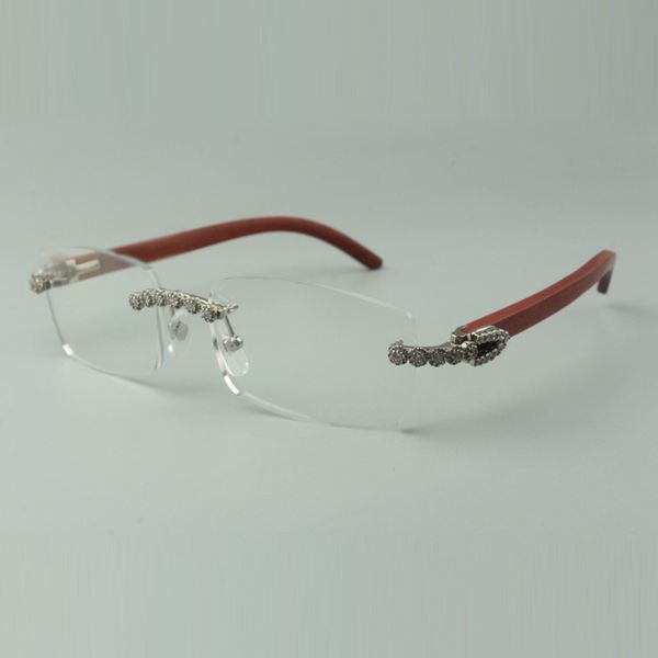 2022 natural original wooden glasses frame 3524012 with luxury bouquet diamonds for unisex, size: 56-36 -18-135mm, Silver
2022 natural original wooden glasses frame 3524012 with luxury bouquet diamonds for unisex, size: 56-36 -18-135mm, Silver