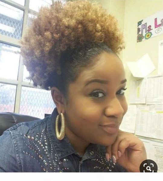 natural afro ponytail clip in hair extension ombre highlights kinky curly adjust drawstring blonde virgin hair bun updo high puff, Black
natural afro ponytail clip in hair extension ombre highlights kinky curly adjust drawstring blonde virgin hair bun updo high puff, Black