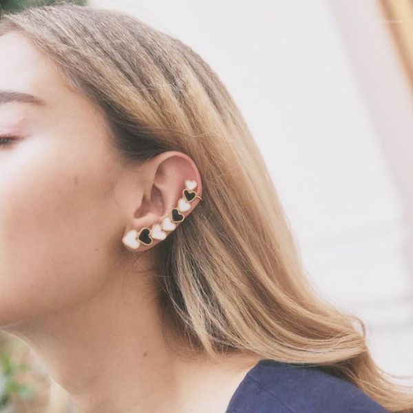 heart women dangle earrings stylish metal black and pink earrings for women party jewelry accessories fashion l03121, Silver
heart women dangle earrings stylish metal black and pink earrings for women party jewelry accessories fashion l03121, Silver