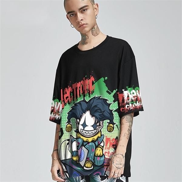 hip hop clown t shirt man fashion cotton harajuku half sleeve t-shirt casual summer tshirt streetwear funny cool tee boys c1021, White;black
hip hop clown t shirt man fashion cotton harajuku half sleeve t-shirt casual summer tshirt streetwear funny cool tee boys c1021, White;black