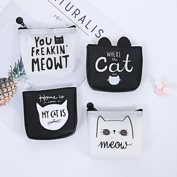 1pc cartton coin purses women cute square cat prints coin bag wallets girls kids unique zipper pouch jelly gel small purse, White
1pc cartton coin purses women cute square cat prints coin bag wallets girls kids unique zipper pouch jelly gel small purse, White
