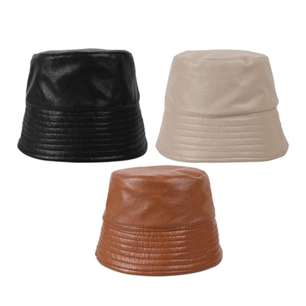 men's and women's bucket hats winter warm plush soft outdoor flat fishing hat leisure panama fisherman hat art small leather, Blue;gray
men's and women's bucket hats winter warm plush soft outdoor flat fishing hat leisure panama fisherman hat art small leather, Blue;gray