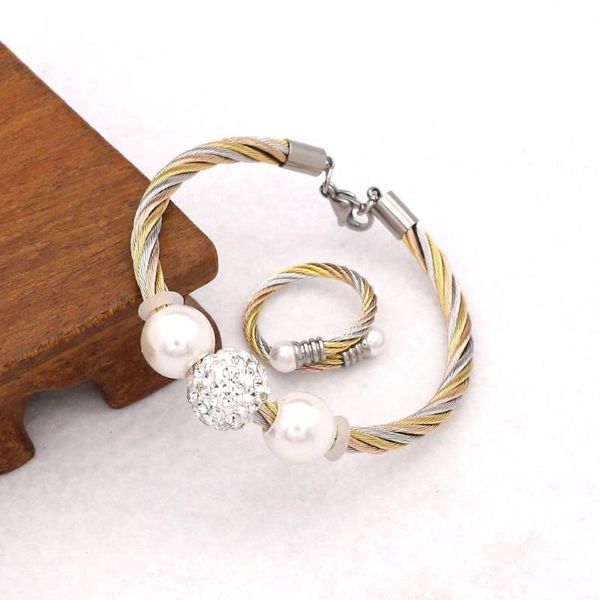 jsbao stainless steel simulated-pearl charm bracelets women crystal bracelet ring jewelry for women bracelets set, Silver
jsbao stainless steel simulated-pearl charm bracelets women crystal bracelet ring jewelry for women bracelets set, Silver