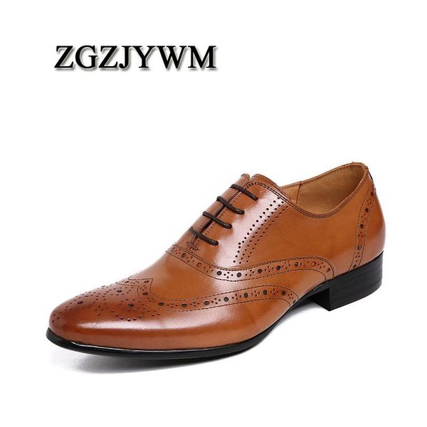 zgzjywm designer classic men dress genuine leather men oxfod lace-up carved casual business black/brown wedding dress shoes
zgzjywm designer classic men dress genuine leather men oxfod lace-up carved casual business black/brown wedding dress shoes
