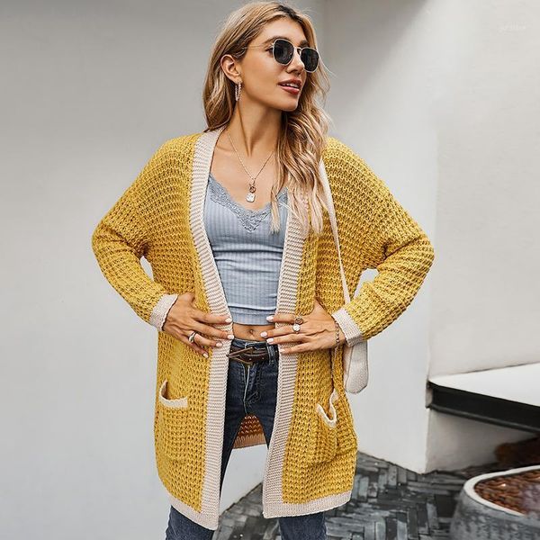 knitted women cardigan long open front cardigan hollow out pockets thick sweater long sleeve loose coat winter1, White
knitted women cardigan long open front cardigan hollow out pockets thick sweater long sleeve loose coat winter1, White