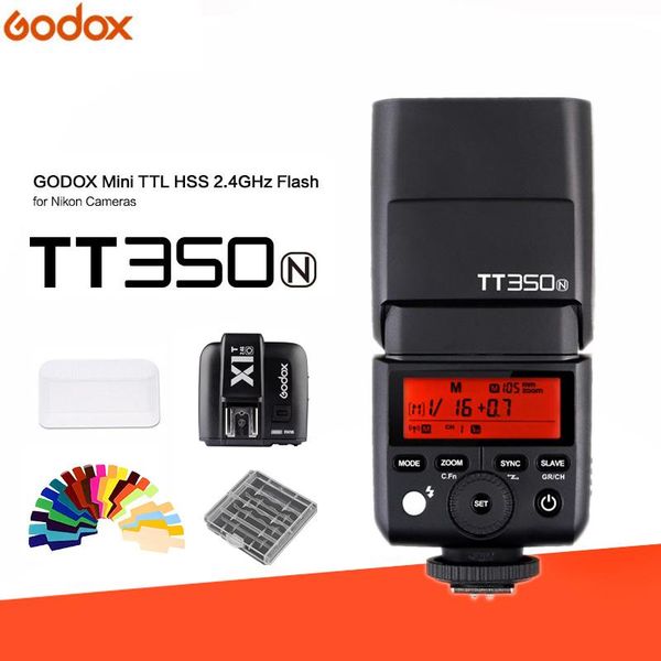 godox350n 2.4g hss 1/8000sl gn36 flash speedlite + x1t-n wireless trigger transmitter for camera
godox350n 2.4g hss 1/8000sl gn36 flash speedlite + x1t-n wireless trigger transmitter for camera