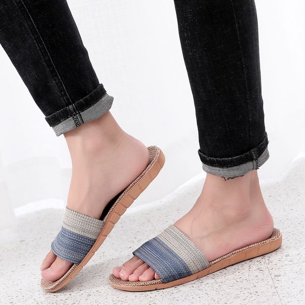 men slipperscotton linen beach breathable shoes sandals home slipper flip-flops shoes zapatillas casa hombre #l4, Black
men slipperscotton linen beach breathable shoes sandals home slipper flip-flops shoes zapatillas casa hombre #l4, Black
