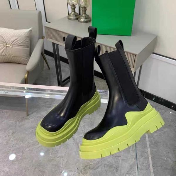 men's and women's lovers' shoes british style chelsea avocado medium high thick soled martin boots, Black
men's and women's lovers' shoes british style chelsea avocado medium high thick soled martin boots, Black