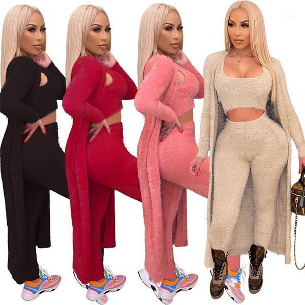 fashion 3 pieces set women autunmn winter fitness outfits coat++ jogger pants suits overalls street active fleece tracksuit1, Gray
fashion 3 pieces set women autunmn winter fitness outfits coat++ jogger pants suits overalls street active fleece tracksuit1, Gray