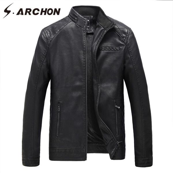 men's jackets s.archon winter warm style pu leather jacket men casual windbreaker tactical motorcycle coat autumn army, Black;brown
men's jackets s.archon winter warm style pu leather jacket men casual windbreaker tactical motorcycle coat autumn army, Black;brown
