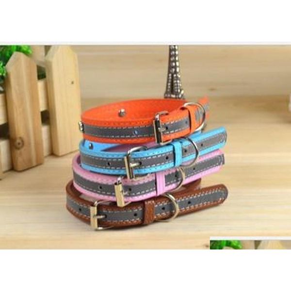 adjustable safety reflective pu leather dog collar fashionable collar mixed colors r5unt
adjustable safety reflective pu leather dog collar fashionable collar mixed colors r5unt