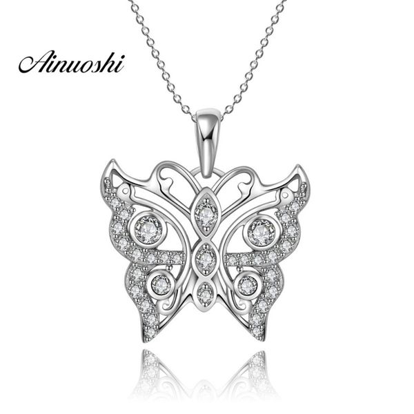 ainuoshi luxury 925 sterling silver pendant necklace for women cluster butterfly long chain necklace wedding collar de plata y200106
ainuoshi luxury 925 sterling silver pendant necklace for women cluster butterfly long chain necklace wedding collar de plata y200106